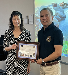 Ellery Tiongson, Operations Support Unit Industrial Hygienist Trainer with the Division of Industrial Relations, Occupational Safety and Health (OSHA) has been selected as the February 2023 Nevada Employee Veteran of the Month for his outstanding contributions and service to the State of Nevada